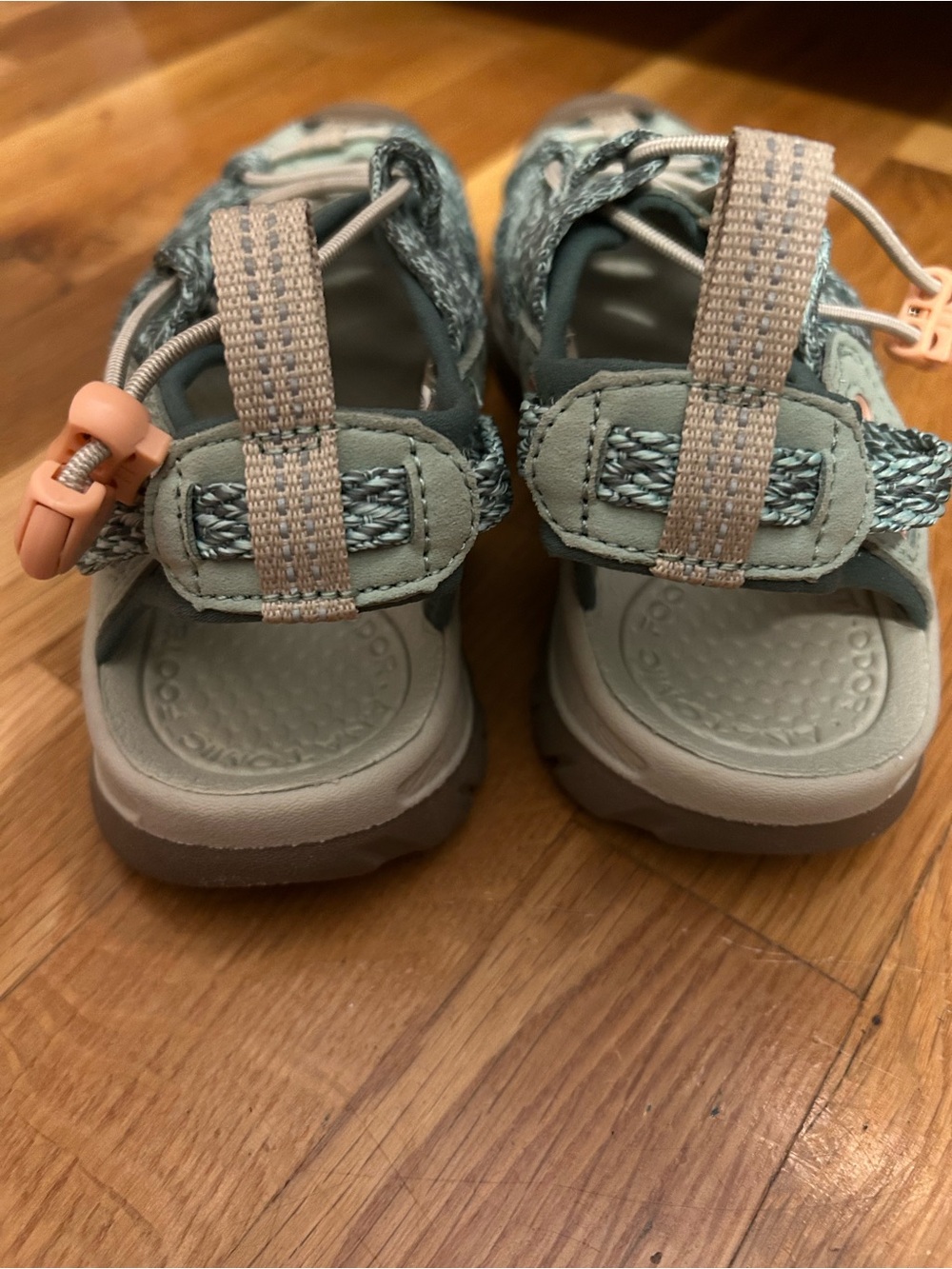 Women’s Keen Teal Blue and Taupe Outdoor Waterproof Sandals size 5 - Picture 9 of 13